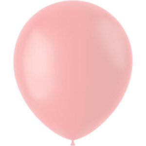 Ballon Powder Pink Mat 33 cm, 10st.