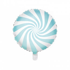 Folie Ballon Candy, 35cm, licht blauw