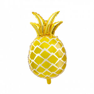 Folie ballon Ananas, goud, 38x63cm