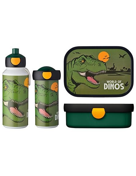 Mepal Drinkfles pop-up Campus Dino 400ml 2 Mepal Drinkfles pop-up Campus Dino 400ml