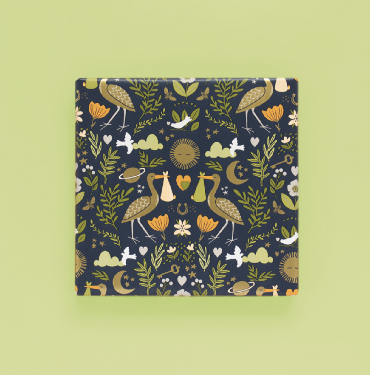 Inpakpapier Baby Joy Goud 1 Inpakpapier Baby Joy Goud
