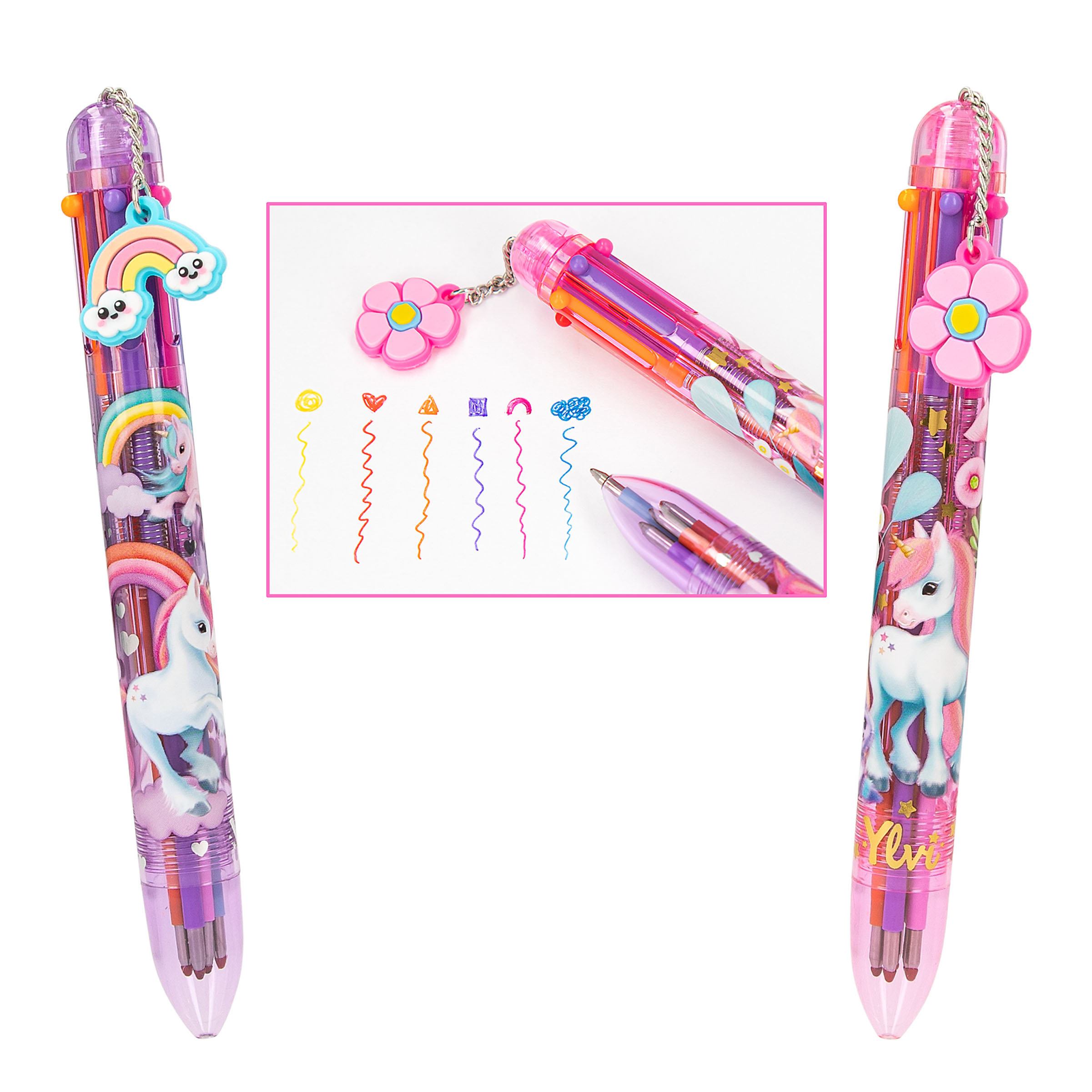 Ylvi gelpen met 6 kleuren 2 Ylvi gelpen met 6 kleuren