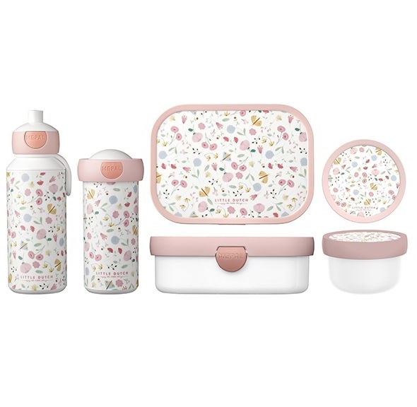 Mepal schoolbeker Campus Little Dutch Flowers & butterflies 300ml 3 Mepal Drinkfles pop-up Campus Little Dutch Flowers & butterflies 400 ml